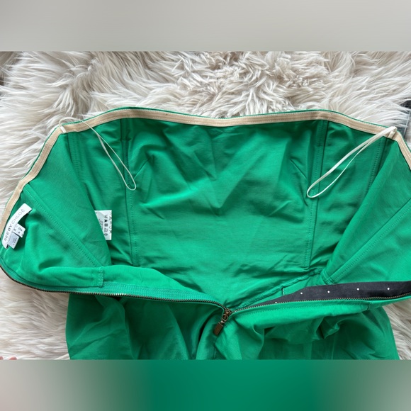 See By Chloe Ottoman Zipper Dress Green Sz 4 - Picture 13 of 13